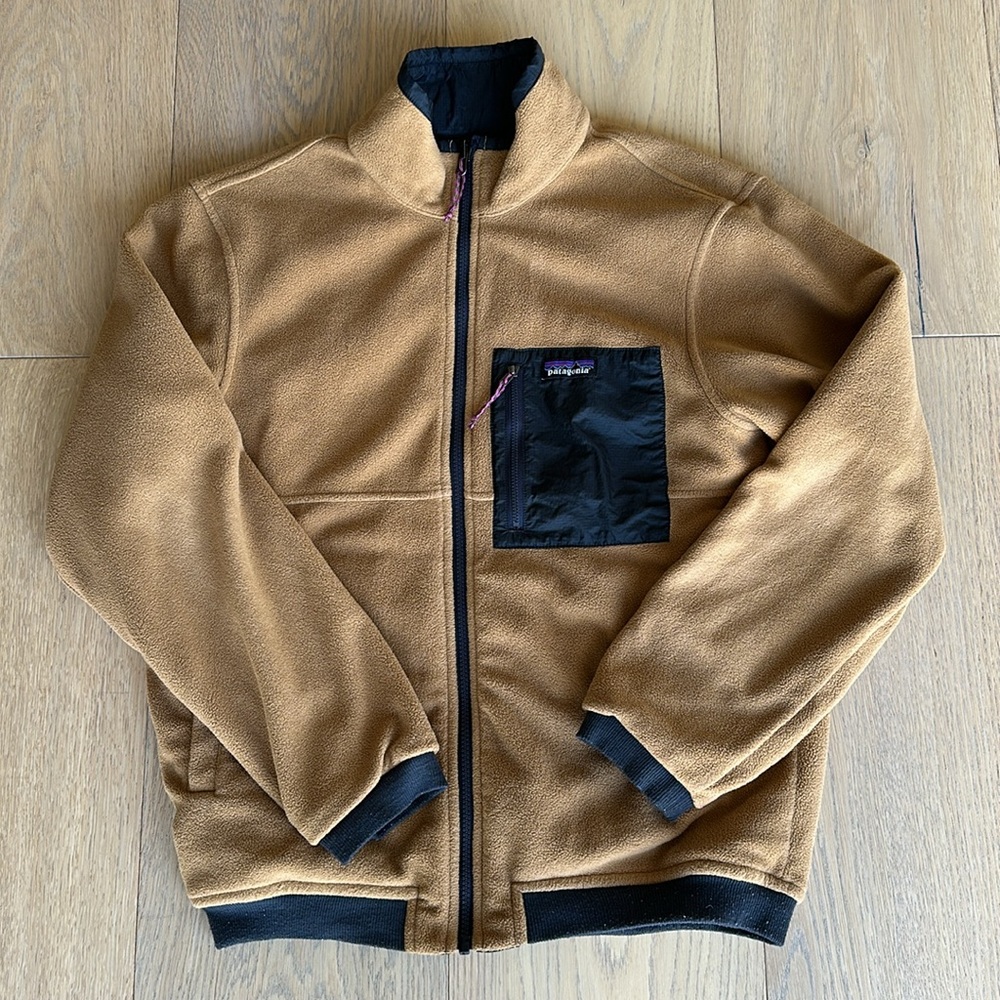 Patagonia Men's Reversible Shelled Microdini Fleece Jacket - Picture 3 of 3
